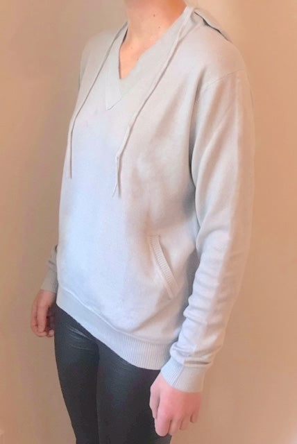 Cashmere hoodie navy