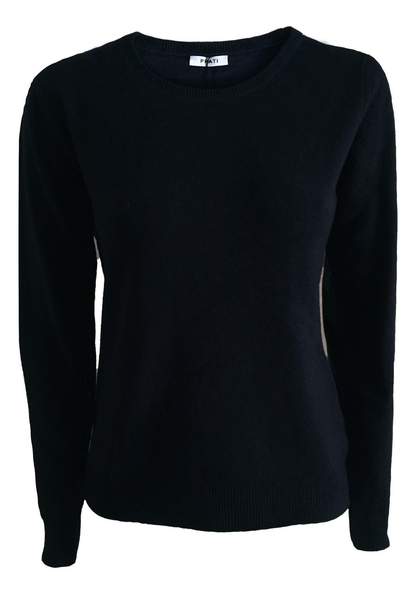 Cashmere round neck sweater navy