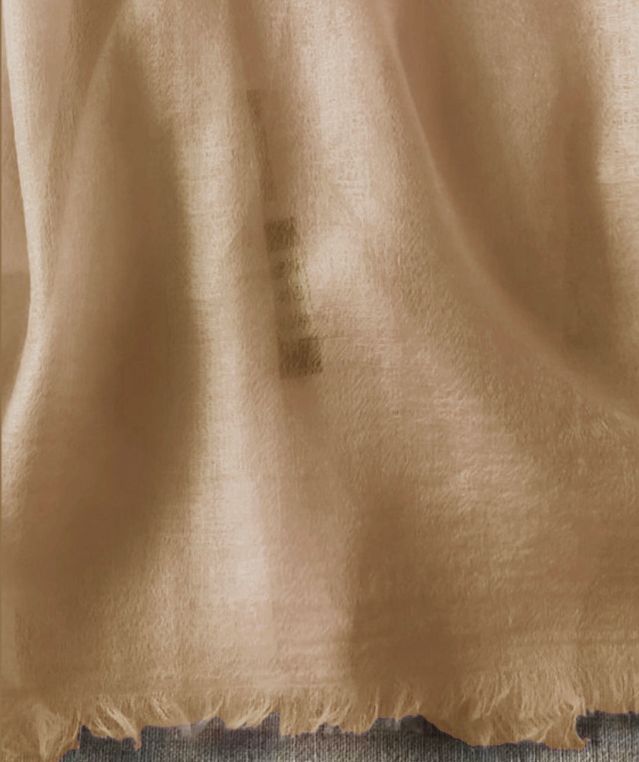 Resort wear shawl 100x 230cm 100% Cashmere pearl grey