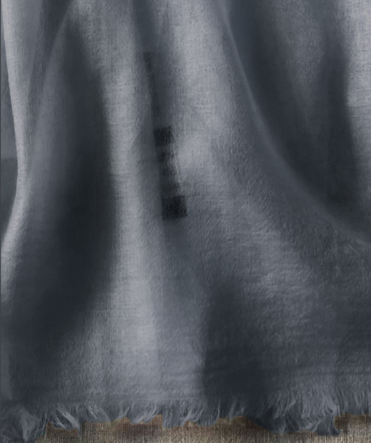 Resort wear shawl 100x 230cm 100% Cashmere pearl grey