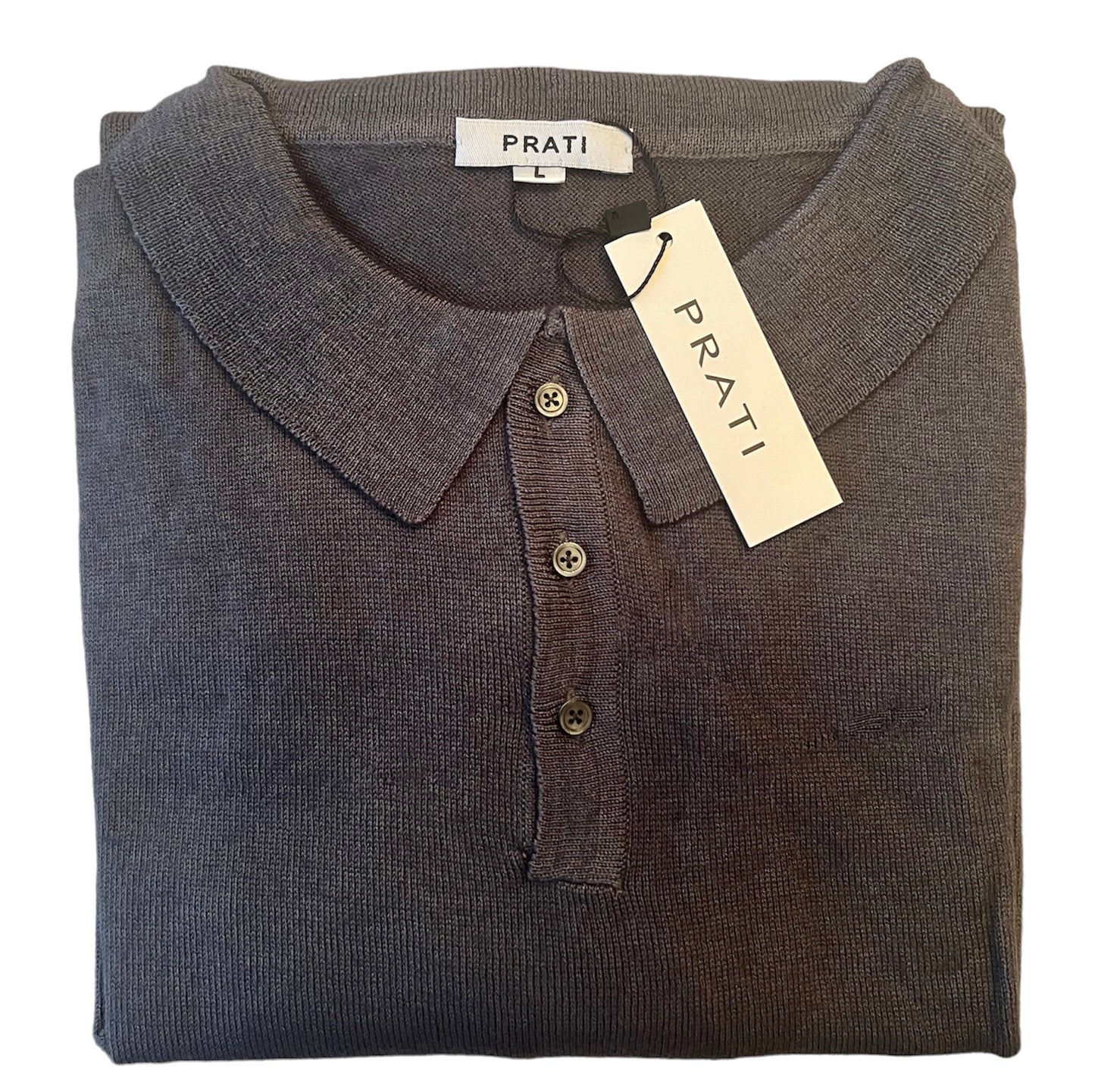 Men´s cashmere silk button down sweater grey