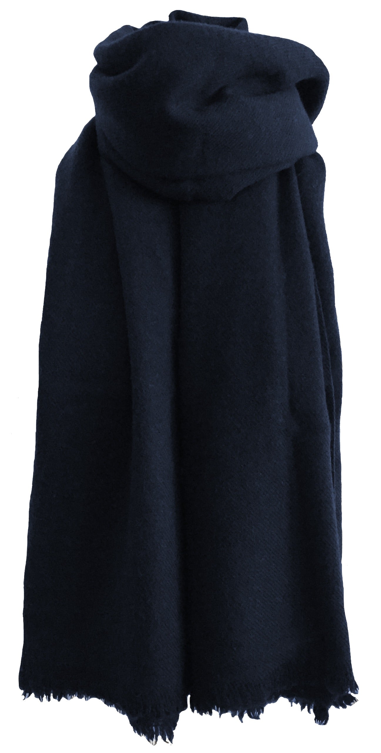 The Havana scarf 2 ply jeans blue