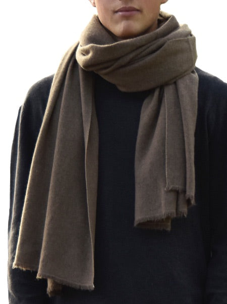 The Havana scarf 2 ply jeans blue