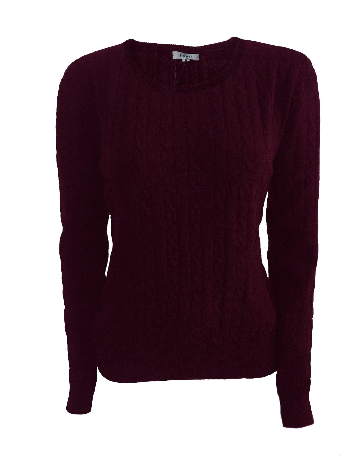 Cashmere cable sweater navy