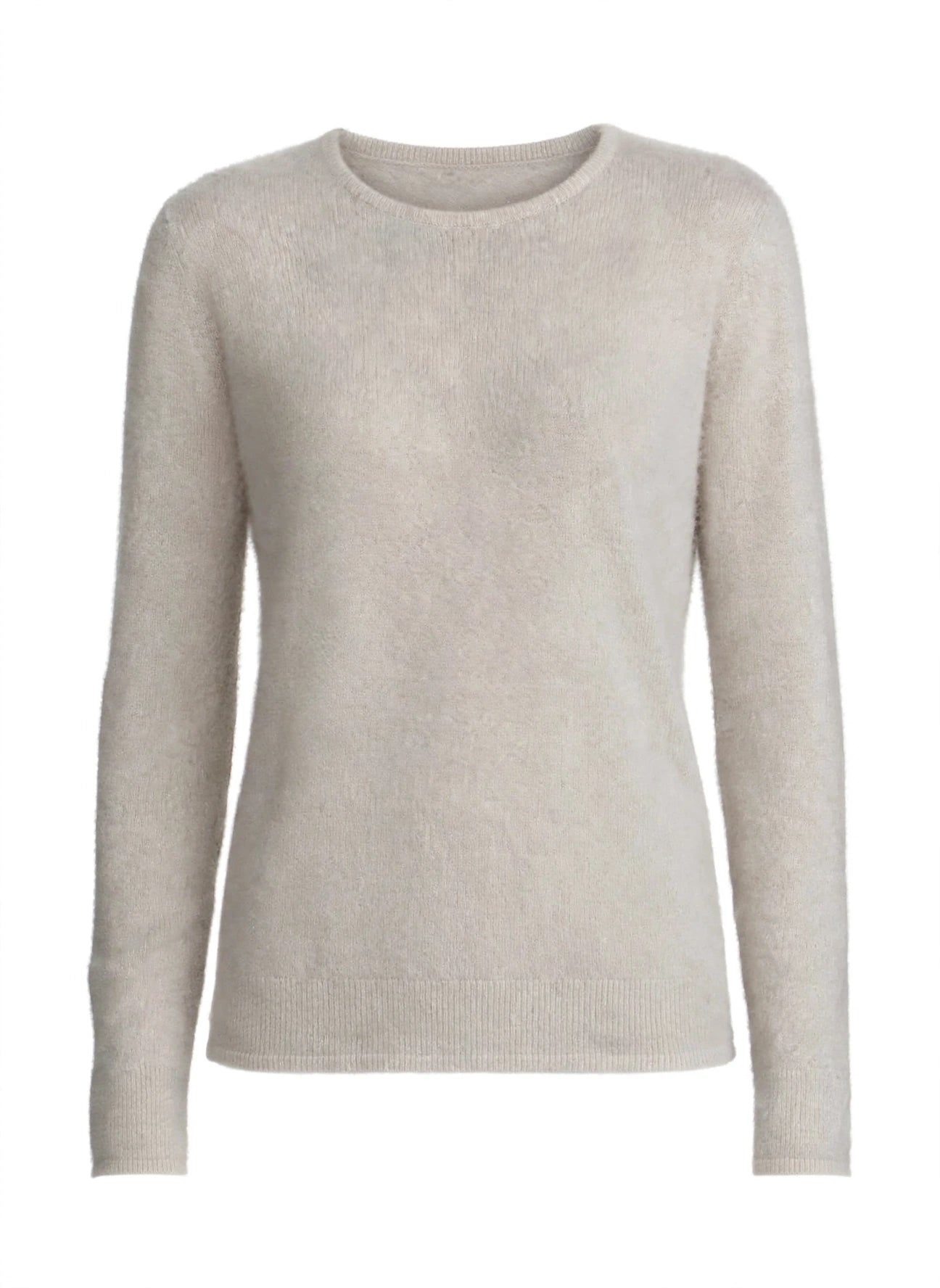 Cashmere Silk crew neck sweater sand
