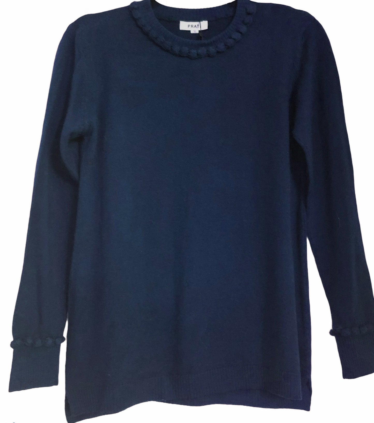 Cashmere pom pom sweater black