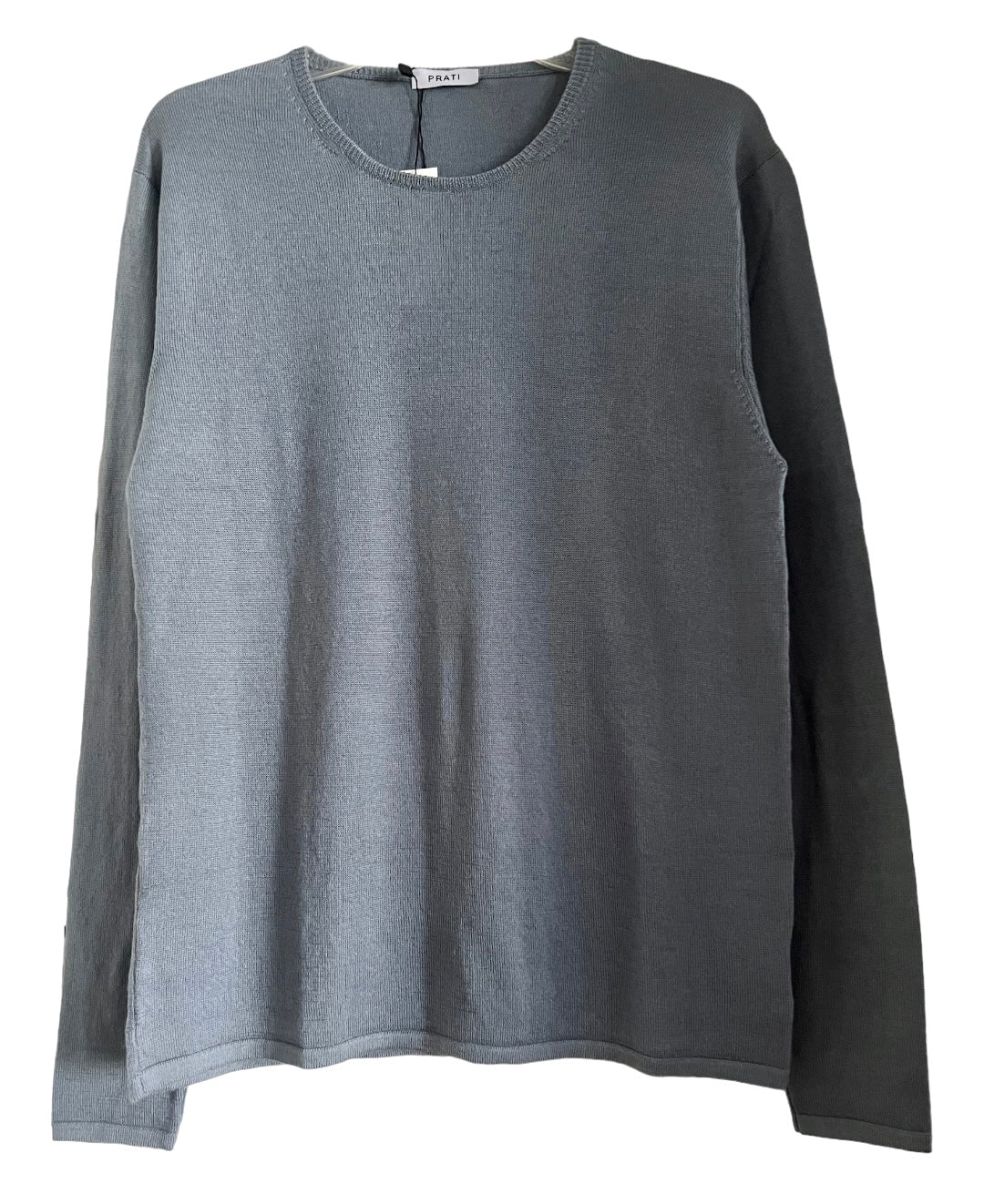 Men´s Resort cashmere silk light crew neck sweater gunmetal
