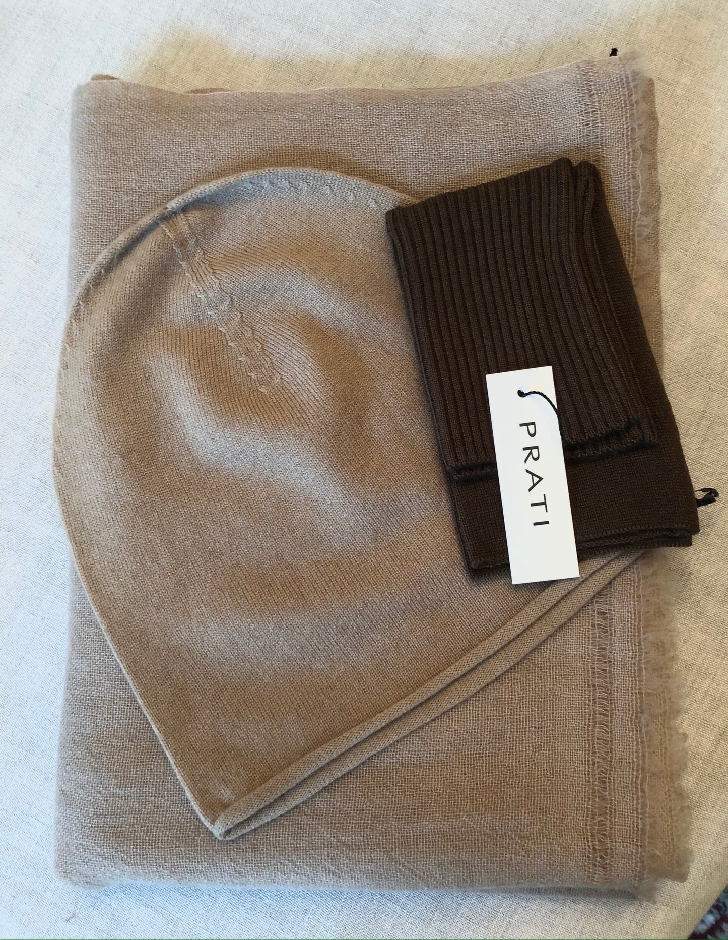 Cashmere hand warmer gloves navy