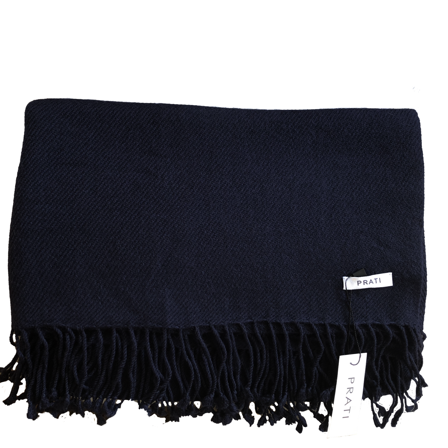 Cashmere scarf with fringes
