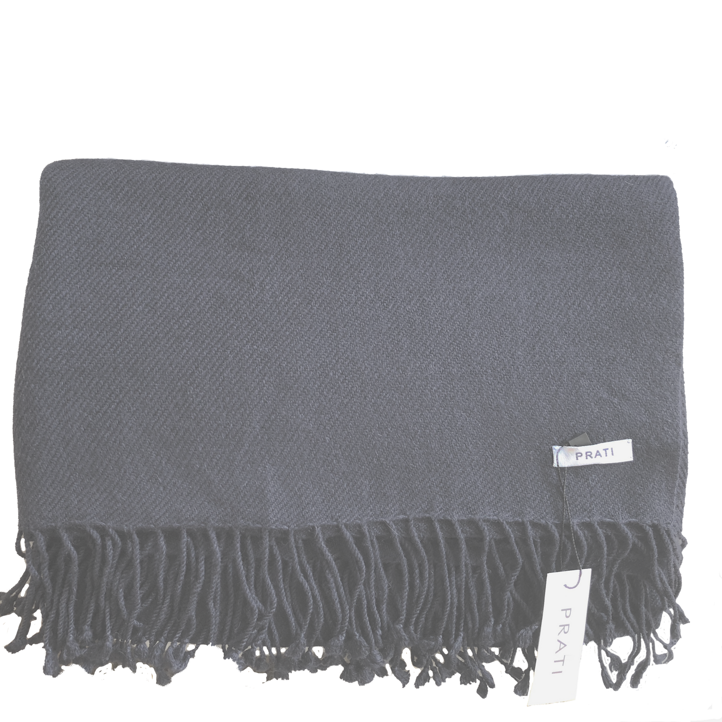 Cashmere scarf with fringes