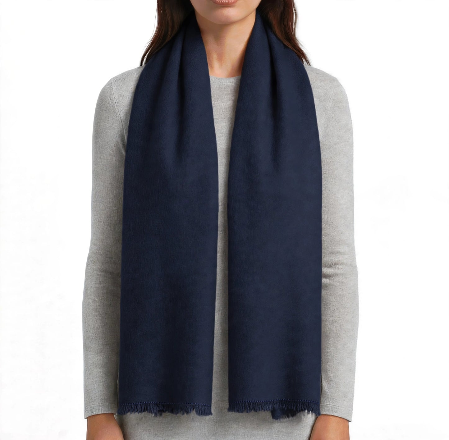 Havana scarf 1 ply light off white