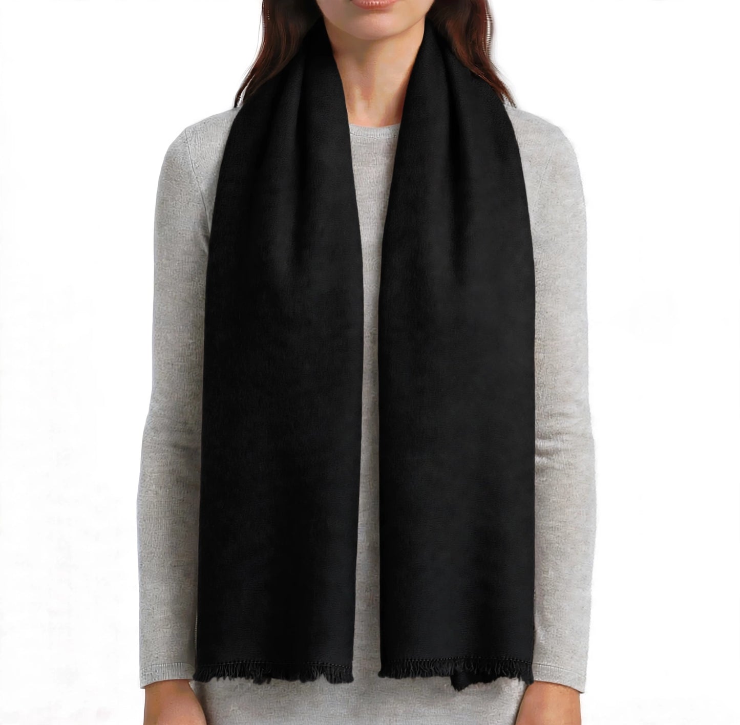 Havana scarf 1 ply light off white