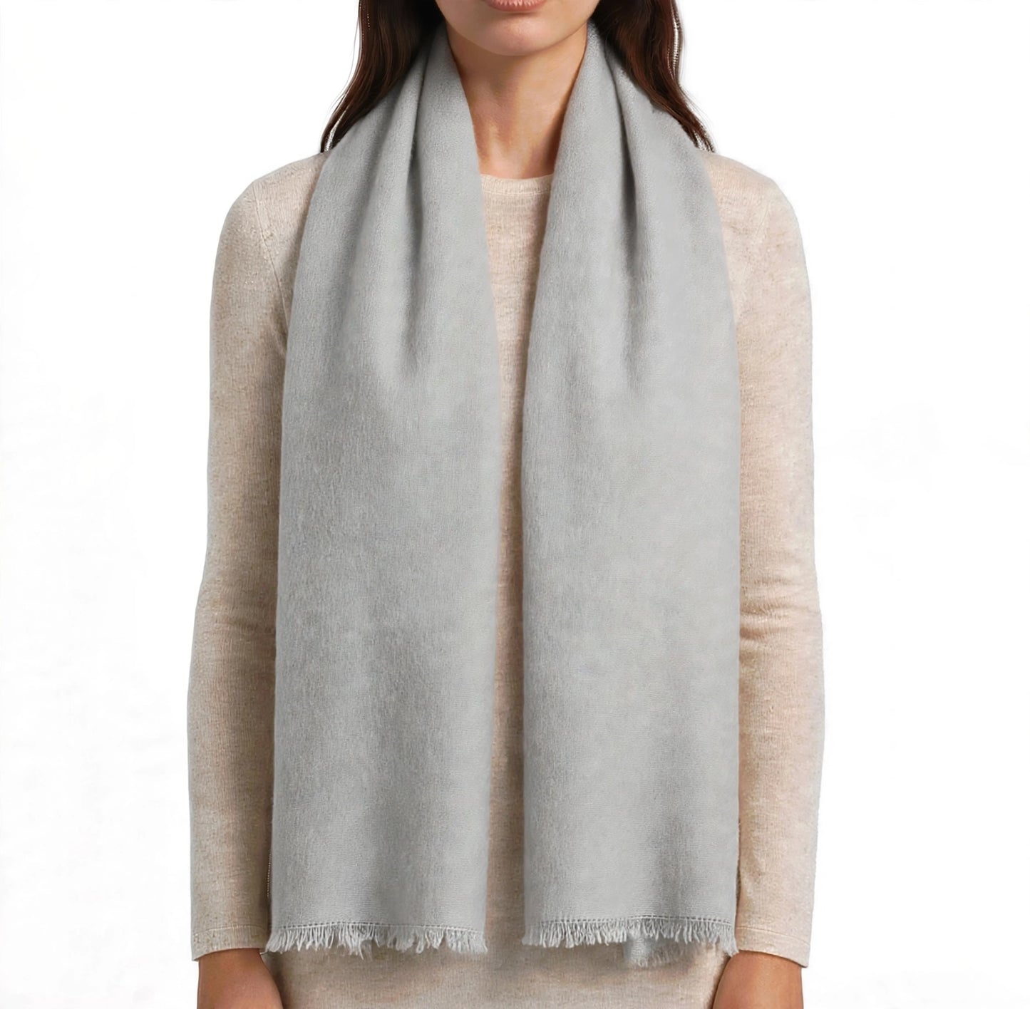 Havana scarf 1 ply light off white
