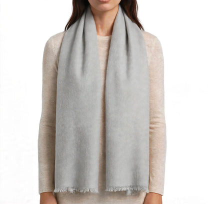 Havana scarf 1 ply light grey
