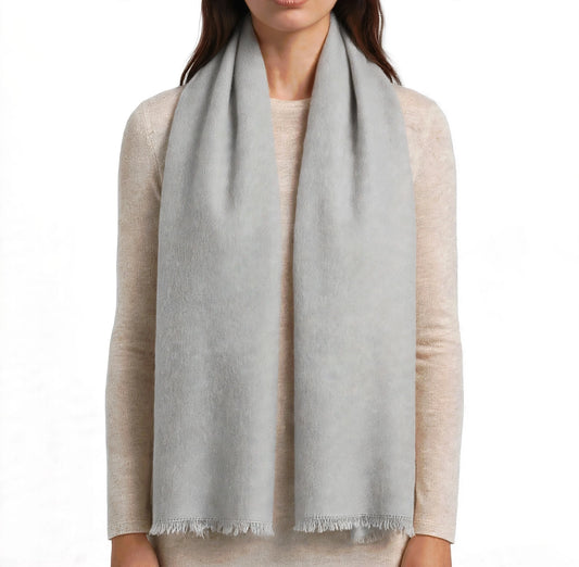 Havana scarf 1 ply light grey
