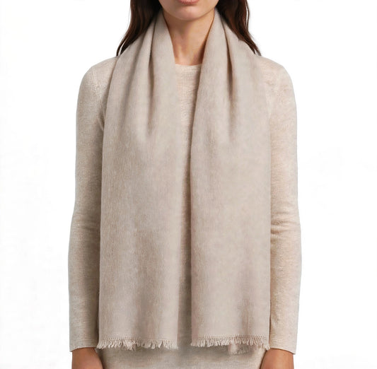 Havana scarf 1 ply sand