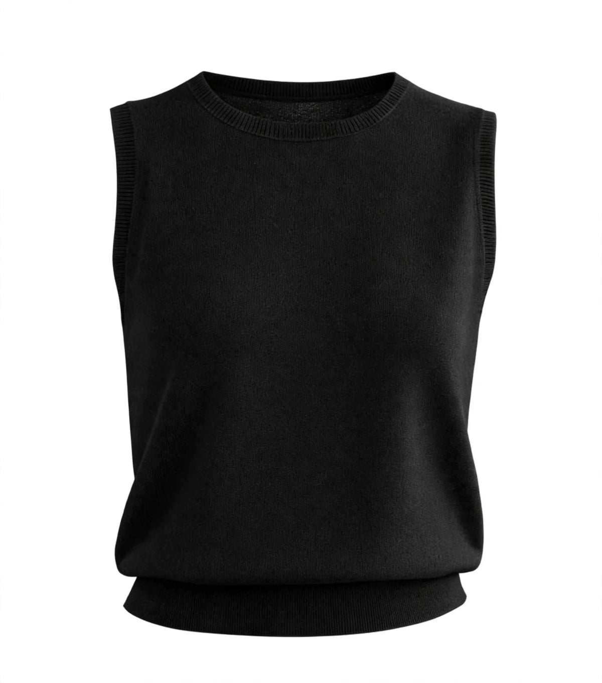 Cashmere Silk crew shell off white