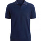 Men´s  Resort cashmere silk rib placket sweater short sleeve navy