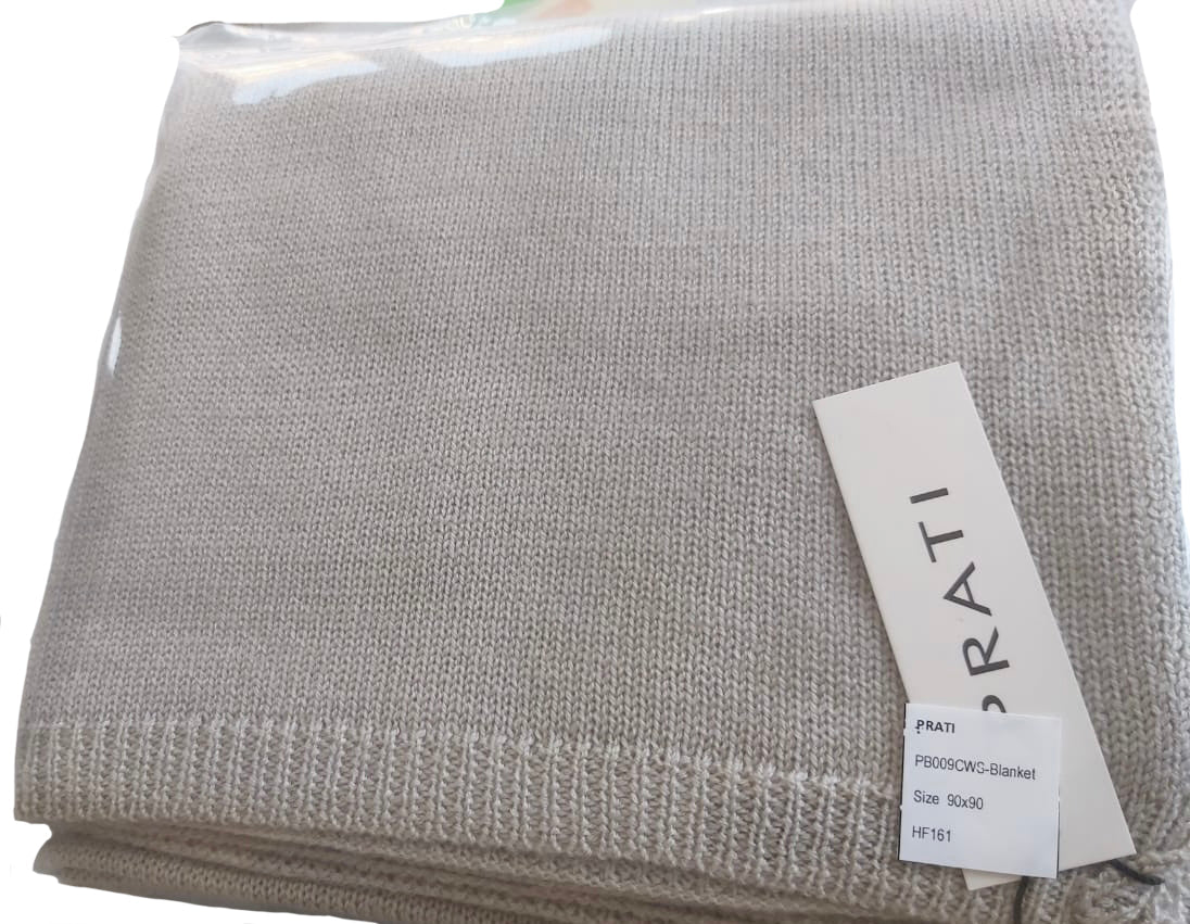 Baby blanket off white