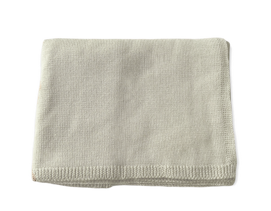 Baby blanket off white