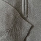 Men´s cashmere half zip front sweater navy