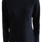 Cashmere crew neck navy