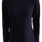 Cashmere crew neck navy
