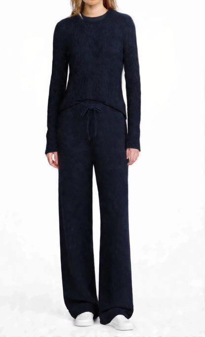 Cashmere crew neck navy