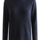 Cashmere crew neck old man blue