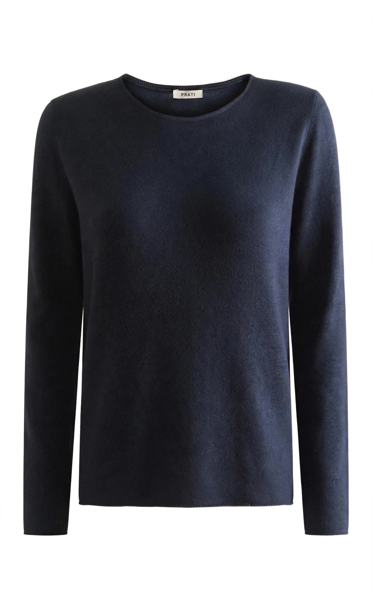 Cashmere crew neck old man blue