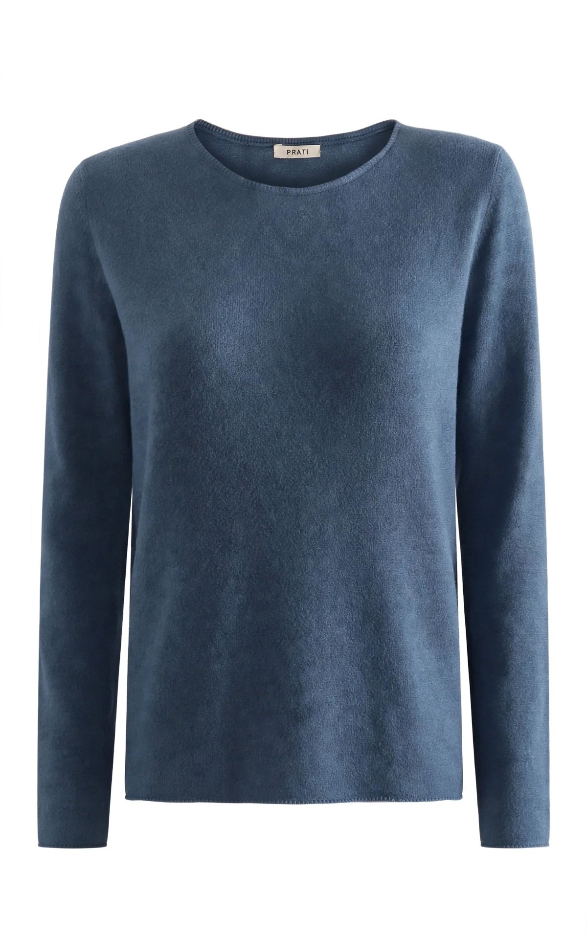 Cashmere crew neck old man blue