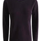 Cashmere round neck sweater black