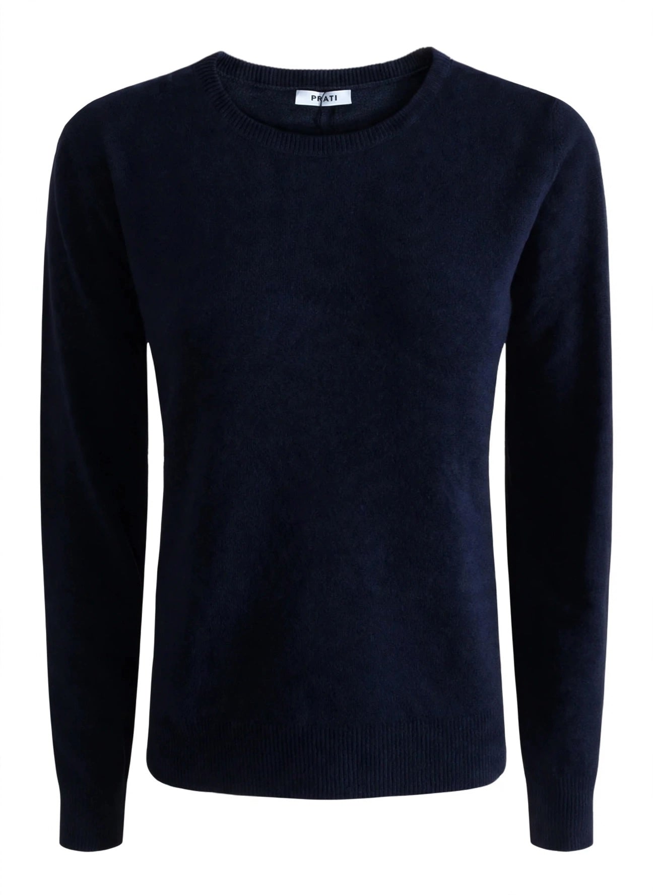 Cashmere round neck sweater black