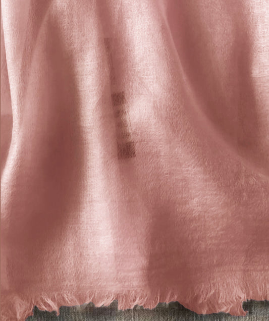 Resort wear shawl 100x 230cm 100% Cashmere peach