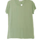 Cashmere Silk crew short sleeve t shirt sweater navy