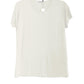 Cashmere Silk crew short sleeve t shirt sweater navy
