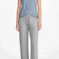 Cashmere Silk crew short sleeve t shirt sweater navy