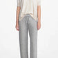 Cashmere Silk crew short sleeve sweater blue grey