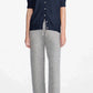 Cashmere Silk crew short sleeve cardigan sweater navy