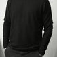 Men´s cashmere crew neck sweater black