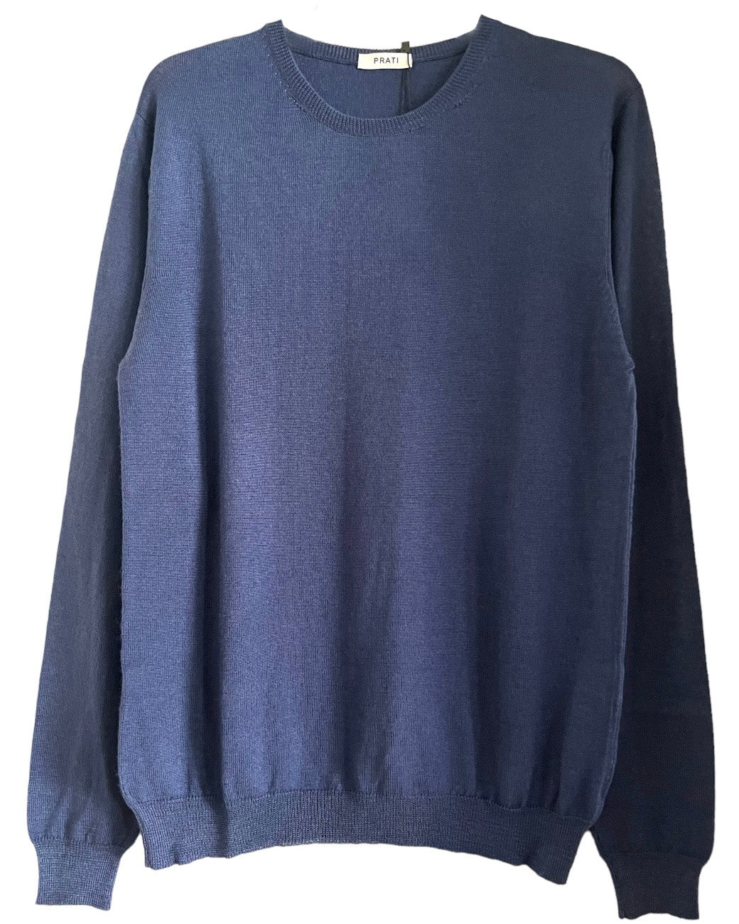 Men´s Resort cashmere silk crew neck sweater jeans blue