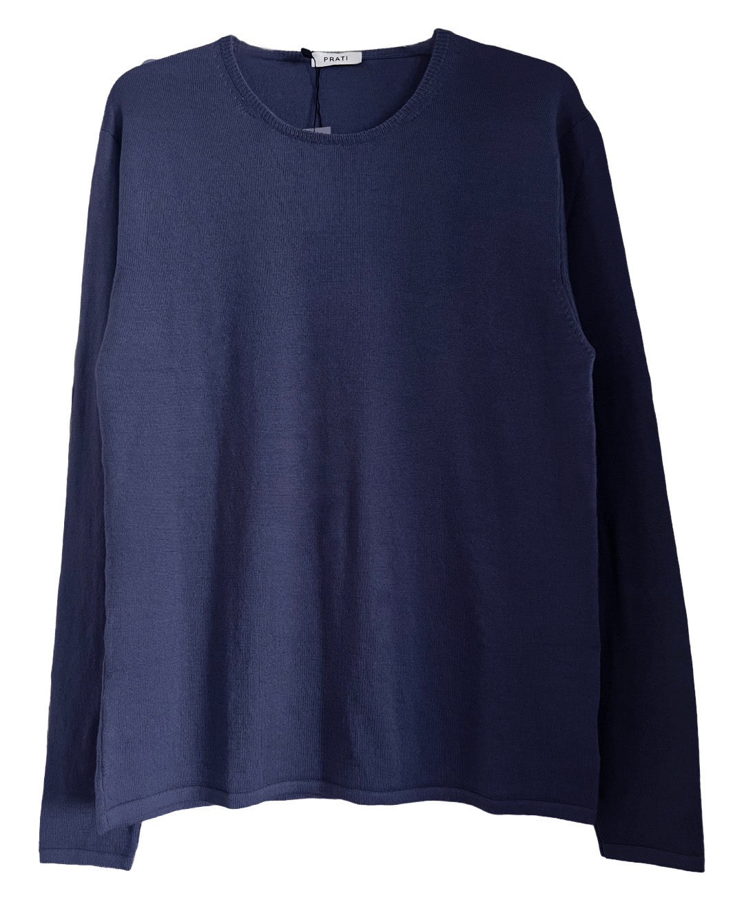 Men´s Resort cashmere silk light crew neck sweater jeans blue