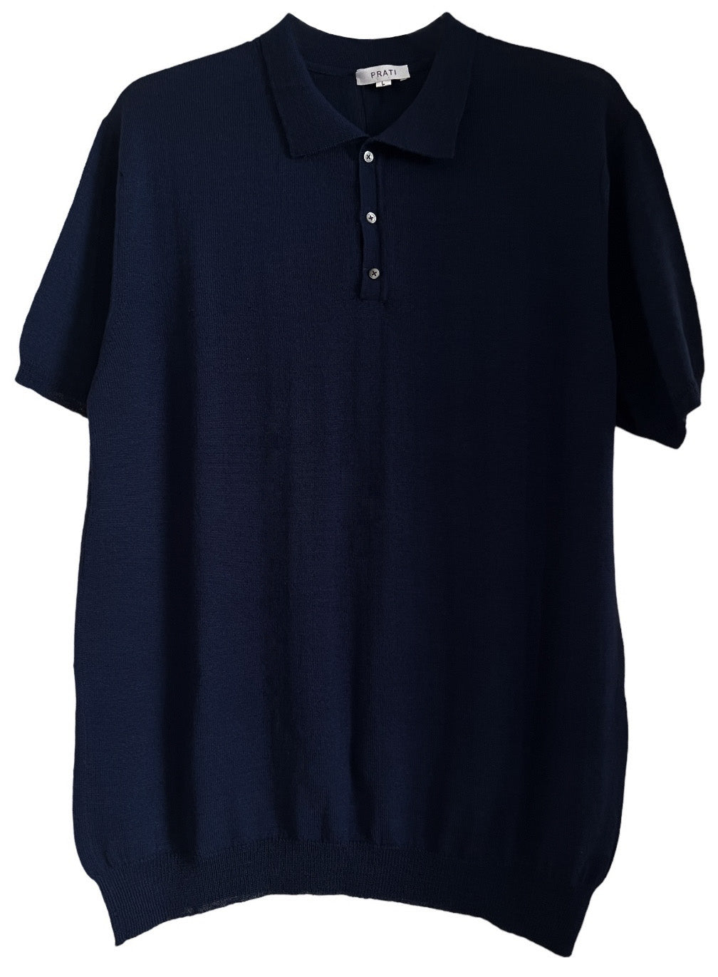 Men´s  Resort cashmere silk button down sweater short sleeve black
