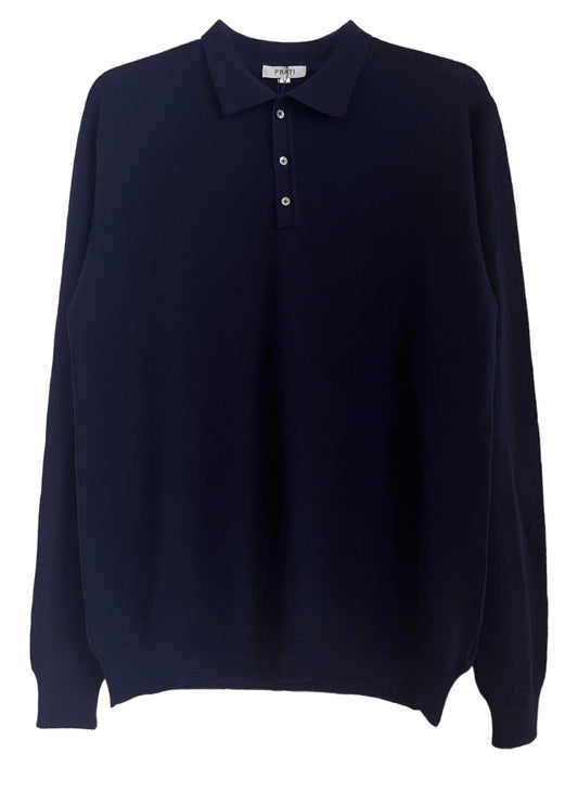 Men´s  cashmere silk button down sweater black