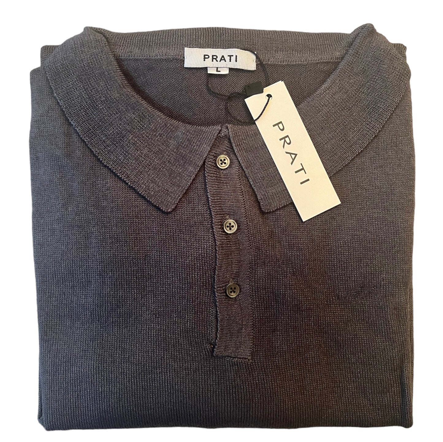 Men´s  cashmere silk button down sweater grey