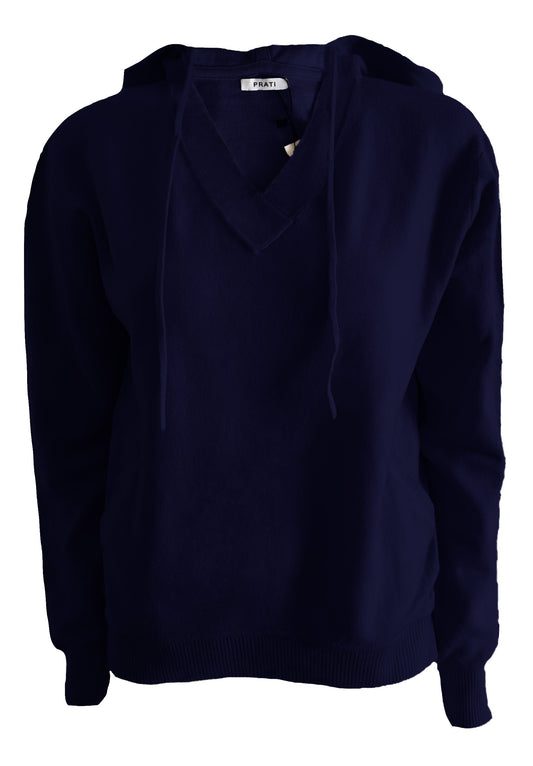 Cashmere hoodie navy