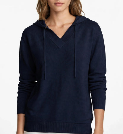 Cashmere hoodie dark grey