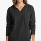 Cashmere hoodie dark grey