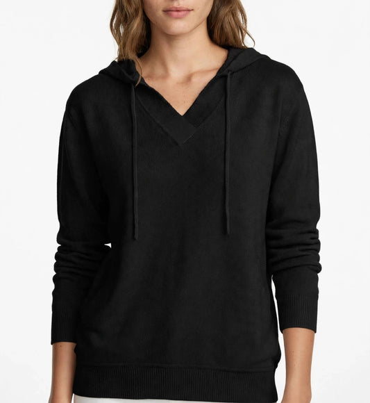 Cashmere hoodie black