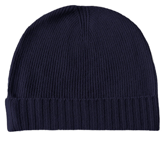 Men´s cashmere beanie navy